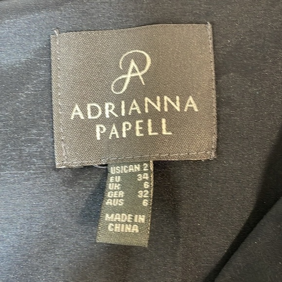 NWT. Adrianna Papell 2 Pleat Detail Printed Sheath Dress. - Picture 5 of 14